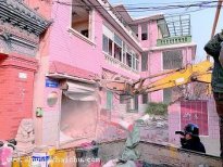 张家港2019年苏州拆除违建锤!金鸡岭三层别墅开拆