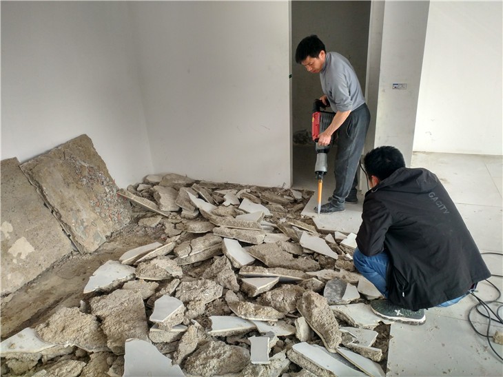 张家港地砖拆除